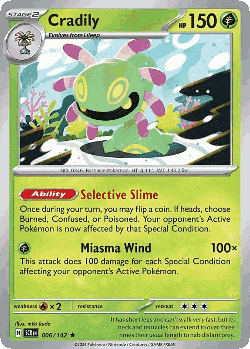Cradily Pokémon TCG card art