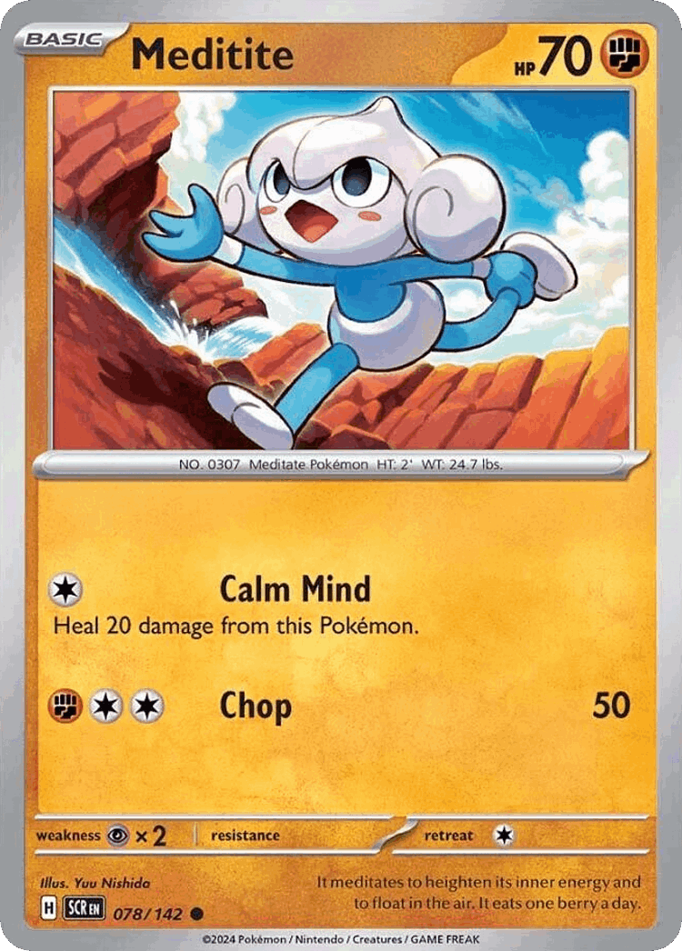 Meditite #78 from Stellar Crown - Common - Illustrated by Yuu Nishida