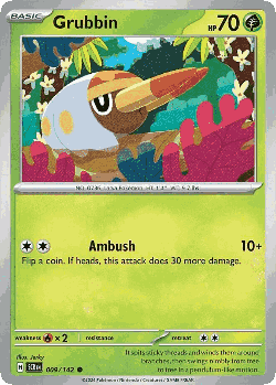 Grubbin Pokémon TCG card art