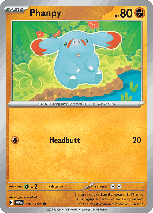 Phanpy 102, Surging Sparks