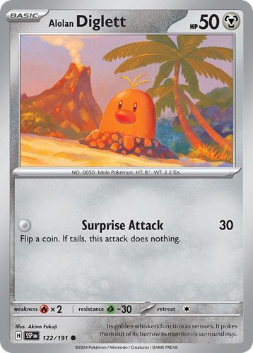 Alolan Diglett 122, Surging Sparks
