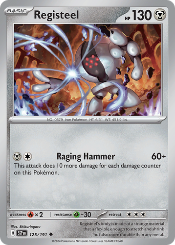 Registeel 125, Surging Sparks