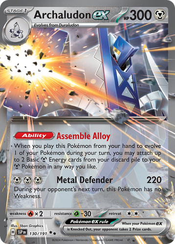 Archaludon ex 130, Surging Sparks