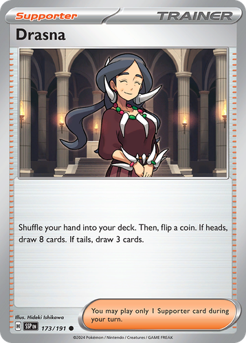 Drasna #173 from Surging Sparks - Common - Illustrated by Hideki Ishikawa