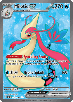 Milotic ex 217, Surging Sparks