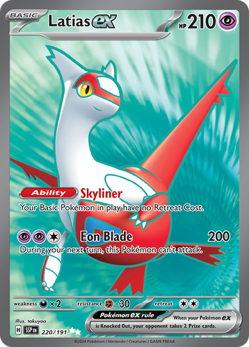 Latias ex 220, Surging Sparks