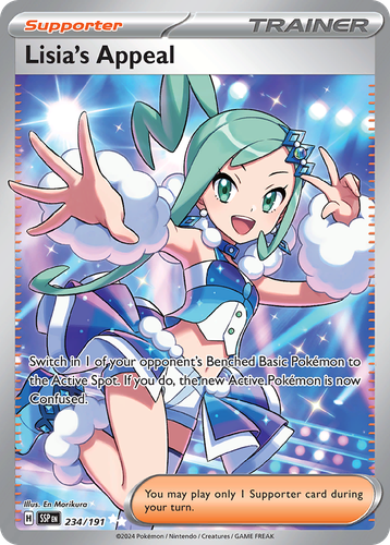 Lisia's Appeal #234 from Surging Sparks - Ultra Rare - Illustrated by En Morikura