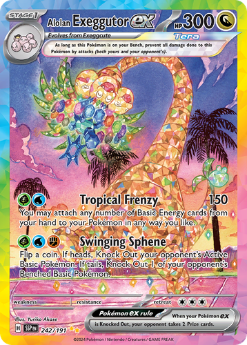 Alolan Exeggutor ex 242, Surging Sparks