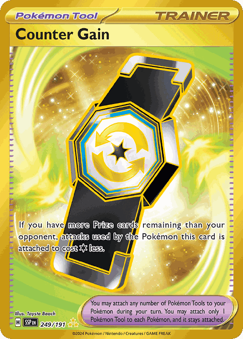 Counter Gain 249, Surging Sparks