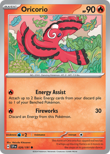 Oricorio 26, Surging Sparks