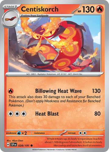 Centiskorch 28, Surging Sparks