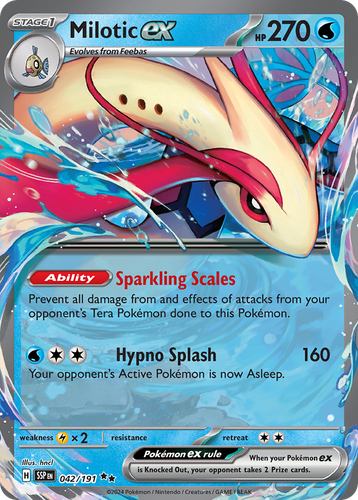 Milotic ex 42, Surging Sparks
