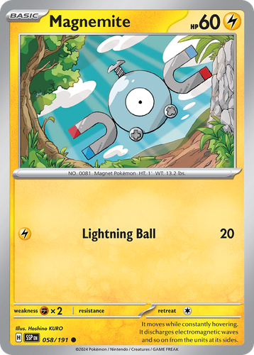 Magnemite 58, Surging Sparks