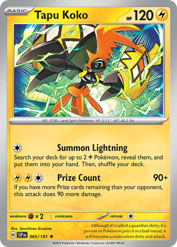 Tapu Koko 65, Surging Sparks