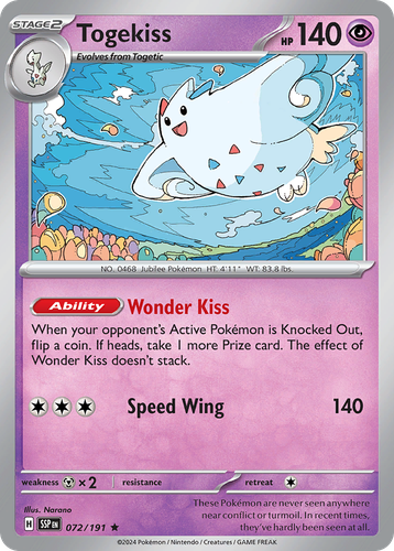 Togekiss 72, Surging Sparks