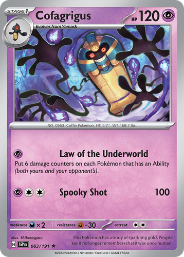 Cofagrigus 83, Surging Sparks