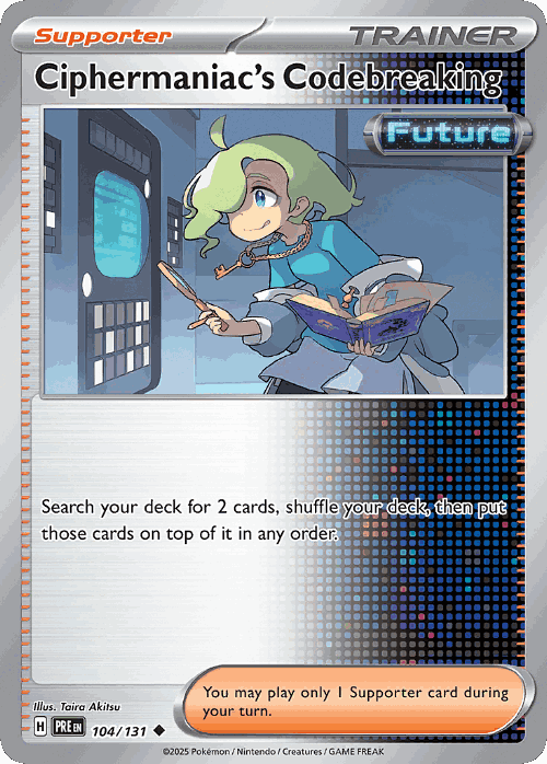 Ciphermaniac's Codebreaking 104, Prismatic Evolutions