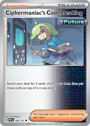 Ciphermaniac's Codebreaking Prismatic Evolutions card