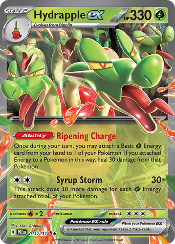 Hydrapple ex Pokémon TCG card art