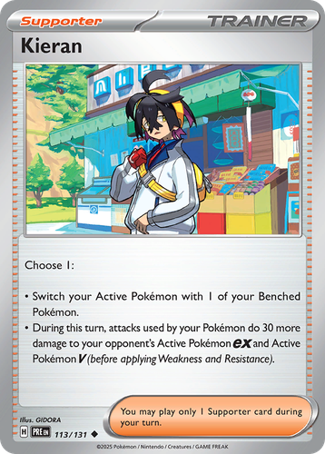 Kieran 113, Prismatic Evolutions