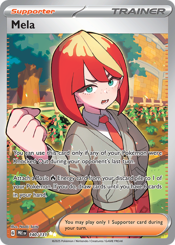 Mela #140 from Prismatic Evolutions - Ultra Rare - Illustrated by Naoki Saito