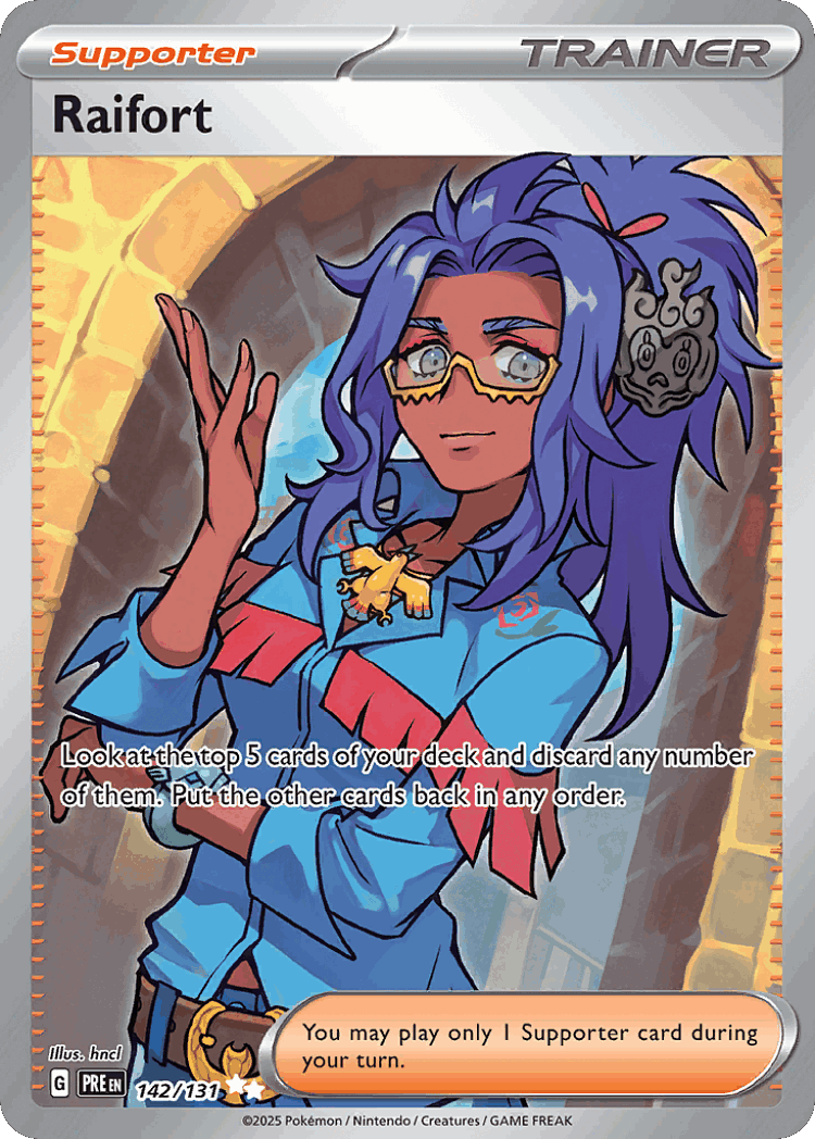 Raifort #142 from Prismatic Evolutions - Ultra Rare - Illustrated by hncl