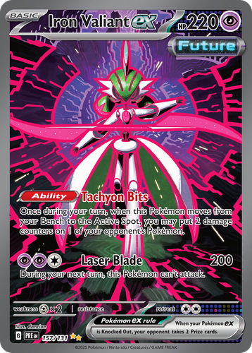 Iron Valiant ex 157, Prismatic Evolutions