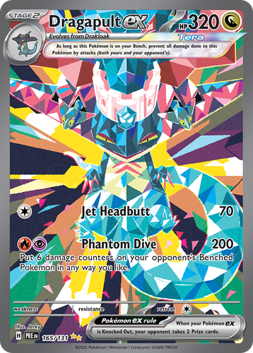 Dragapult ex #165 from Prismatic Evolutions - Special Illustration Rare - Illustrated by Jerky
