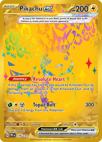 Pikachu ex 179, Prismatic Evolutions