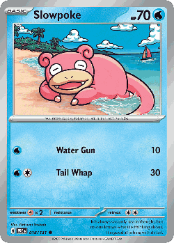 Slowpoke Pokémon TCG card art