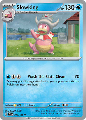 Slowking #19 from Prismatic Evolutions - Uncommon - Illustrated by Oswaldo KATO