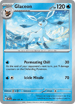Glaceon 25, Prismatic Evolutions