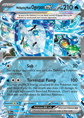 Wellspring Mask Ogerpon ex 27, Prismatic Evolutions