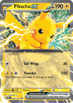 Pikachu ex 28, Prismatic Evolutions
