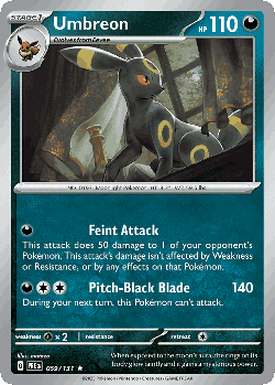 Umbreon 59, Prismatic Evolutions