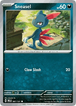Sneasel 61, Prismatic Evolutions