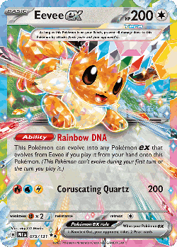 Eevee ex 75, Prismatic Evolutions