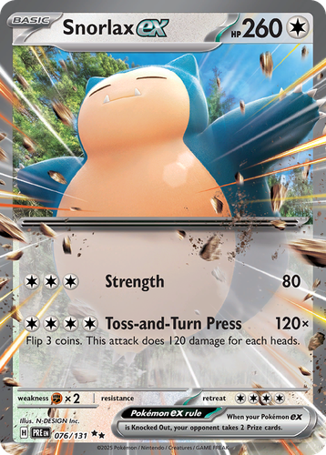 Snorlax ex 76, Prismatic Evolutions