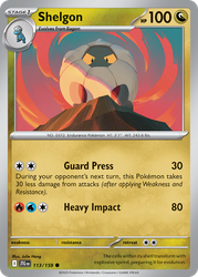 Shelgon Journey Together card