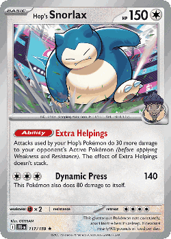 Hop's Snorlax 117, Journey Together