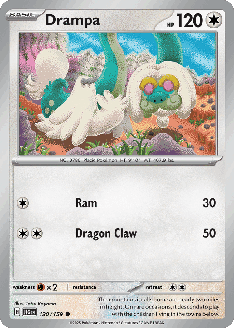 Drampa #130 from Journey Together - Common - Illustrated by Tetsu Kayama