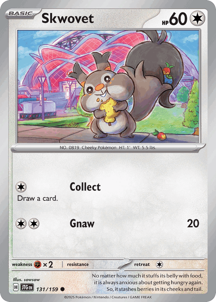 Skwovet #131 from Journey Together - Common - Illustrated by sowsow