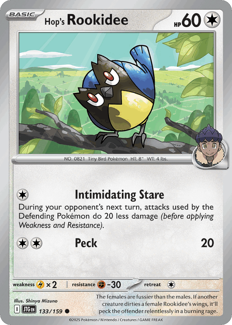 Hop's Rookidee #133 from Journey Together - Common - Illustrated by Shinya Mizuno