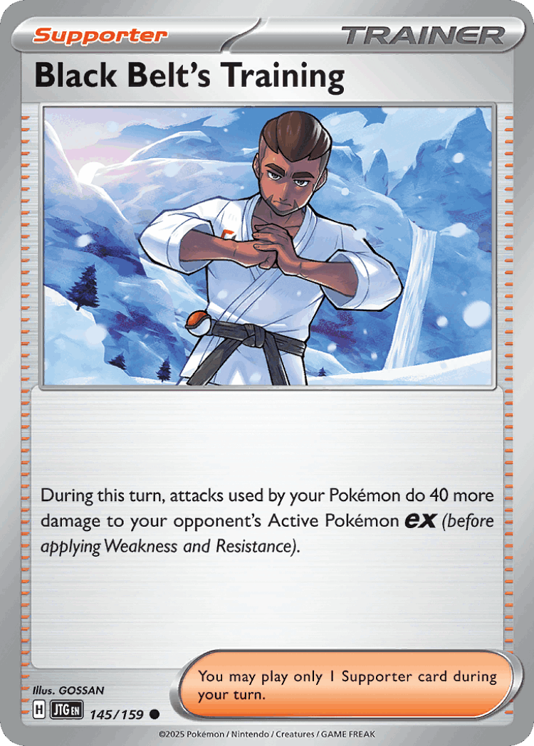 Black Belt's Training #145 from Journey Together - Common - Illustrated by GOSSAN