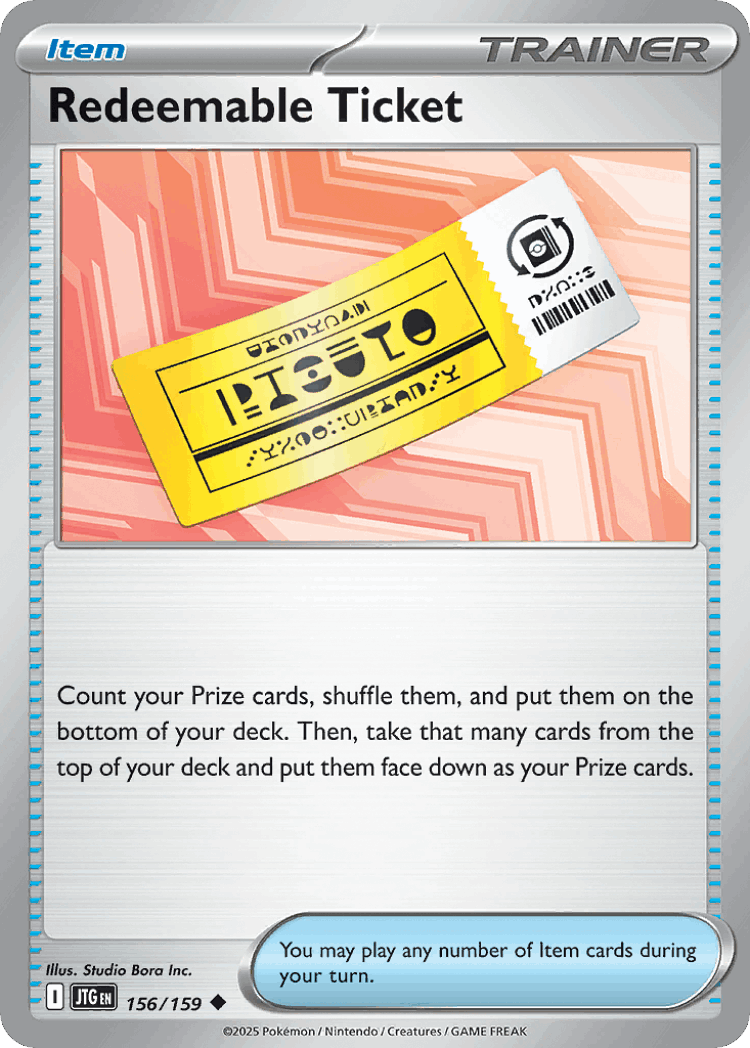 Redeemable Ticket #156 from Journey Together - Uncommon - Illustrated by Studio Bora Inc.