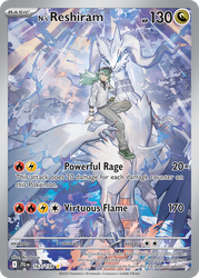 N's Reshiram Journey Together card