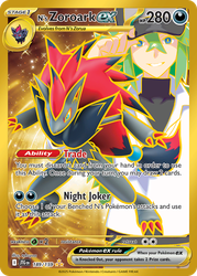 N's Zoroark ex Journey Together card