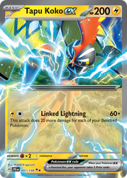 Tapu Koko ex Journey Together card