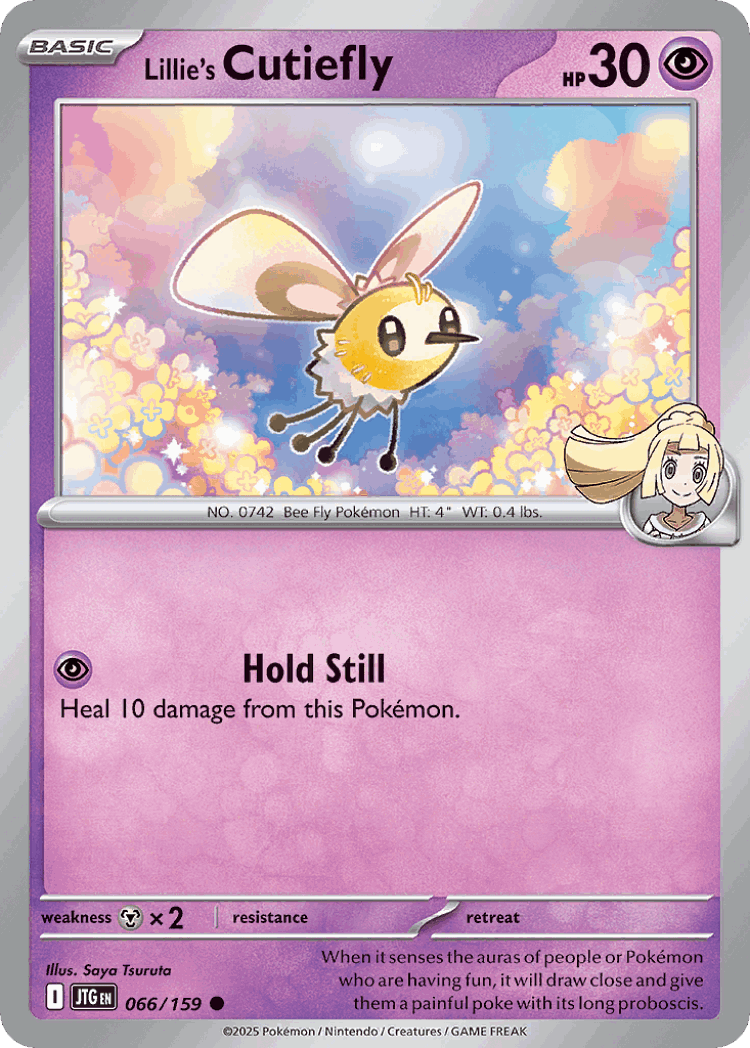 Lillie's Cutiefly #66 from Journey Together - Common - Illustrated by Saya Tsuruta
