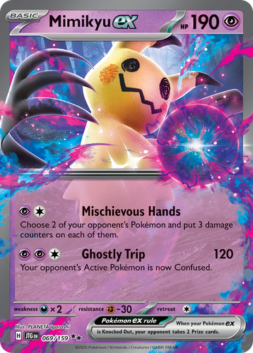 Mimikyu ex #69 from Journey Together - Double Rare - Illustrated by PLANETA Igarashi